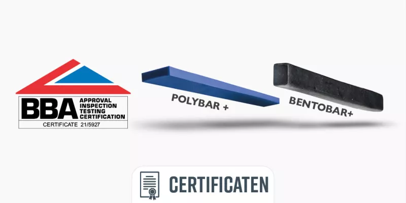 Polybar+ en Bentobar+ zijn BBA gecerificeerd